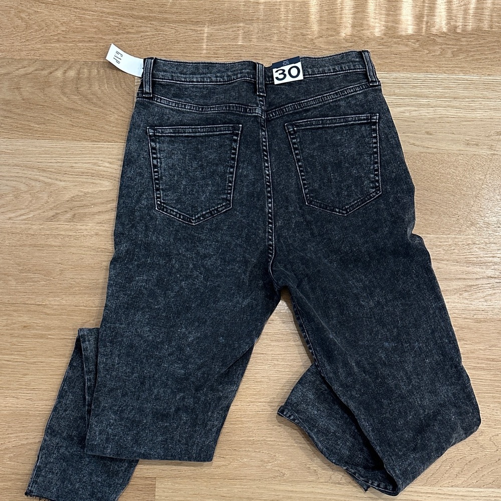 GAP Sky High True Skinny Jeans in Dark Gray TALL - Picture 7 of 8